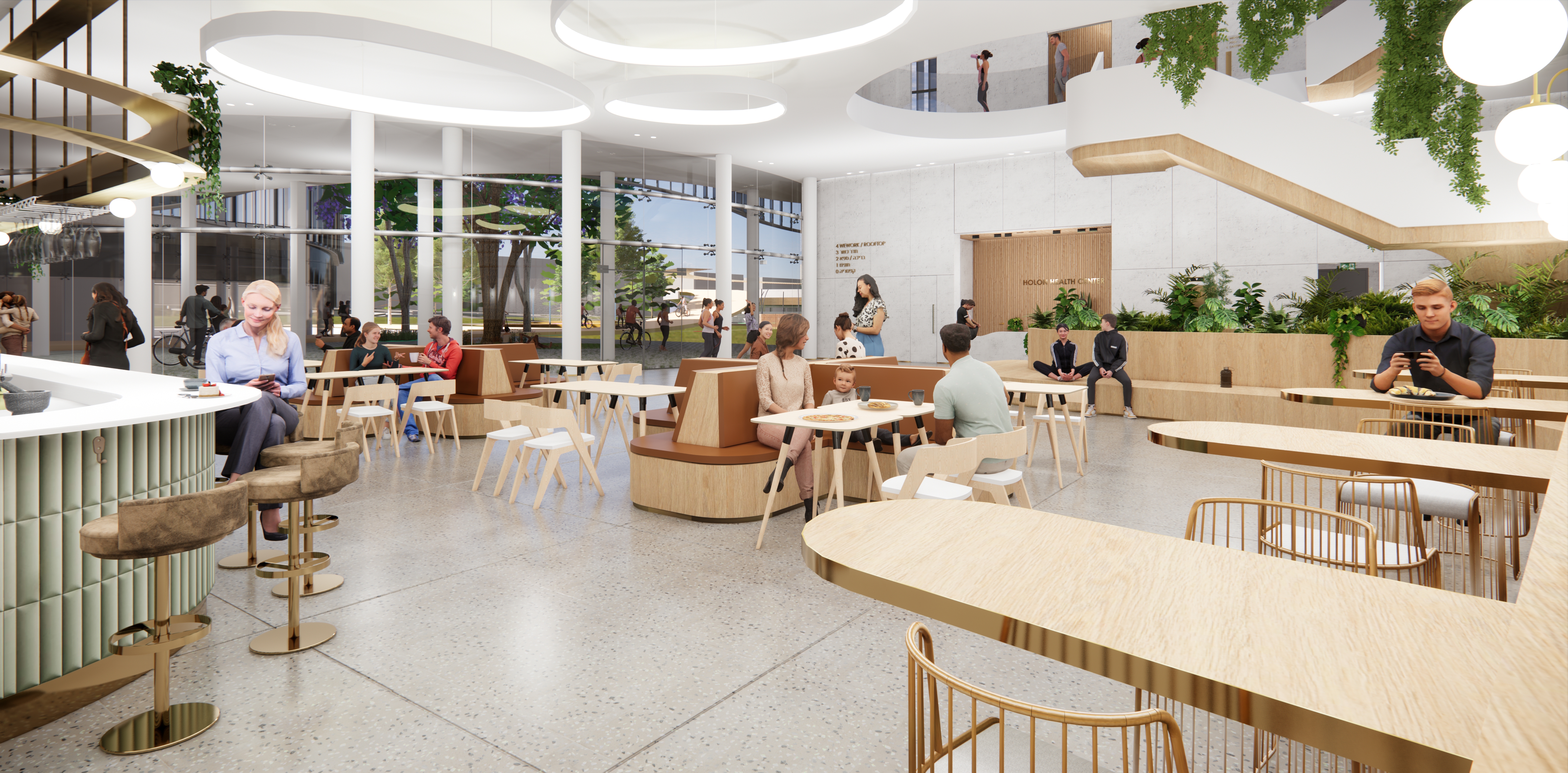 Holon Wellnes center Food court